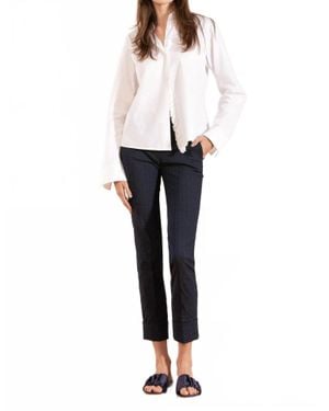 Avenue Montaigne Bistro Solid Pant - White