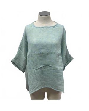 Kozan Honey Dolman Sleeves Top - Blue