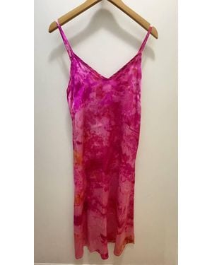 Love Tanjane Silk Fanny Dress - Pink
