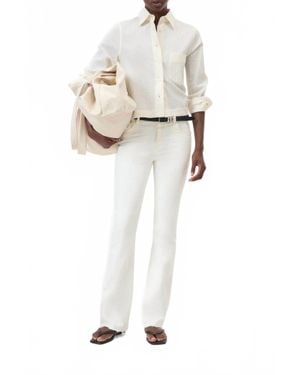 Closed Jovanna Flared Five-Pocket Jeans - White