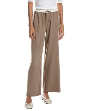 Bernardo Pull On Slim Trouser - Natural