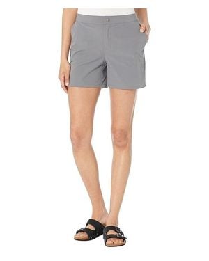 Mountain Khakis Shorts Gunmetal 4-Way Stretch Classic Fit Chino Jdm1247 - Gray