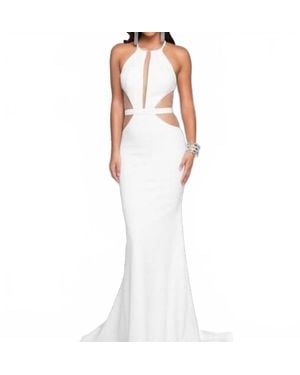 Terani Emily Long Formal Gown - White