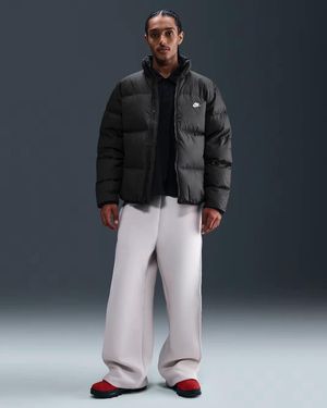 Nike Sportswear Club Puffer Jacket Therma-Fit Long Sleeve Jzz1292 - Black