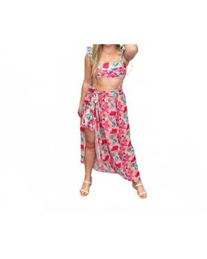 Blakeley Breathing Ocean Air Two-Piece Swim Set - Red