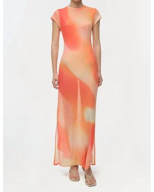 Jonathan Simkhai Fia Midi Dress - Orange