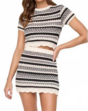 LSPACE Caicos Mini Skirt - White