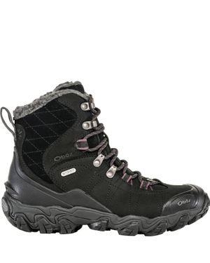 Obōz Bridger 7" Insulated B-Dry Waterproof Boot - Black