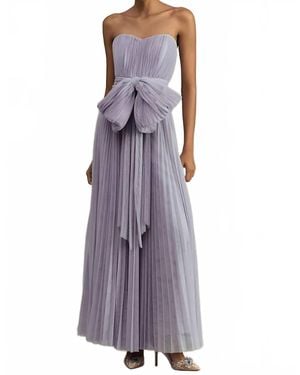 Hutch Cataline Bow Front Gown - Purple