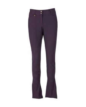 Ovation Front Zip Kentucky Jodhpurs Pants - Purple