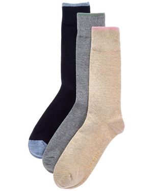 Ted Baker 3Pk Dress Socks - Blue