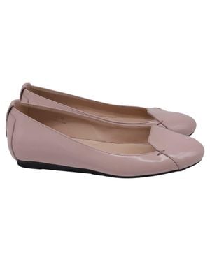 Tod's Round-Toe Ballet Flats - Pink