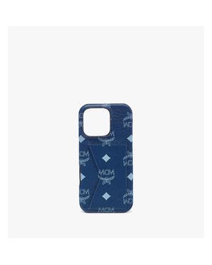 MCM Iphone 16 Pro Case - Blue