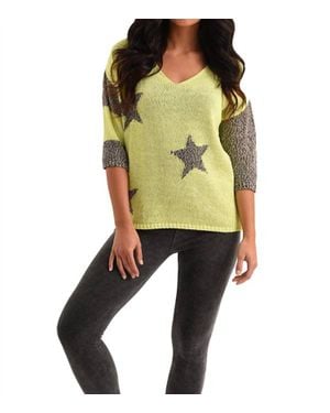 French Kyss Mia Star Crochet Top - Multicolor