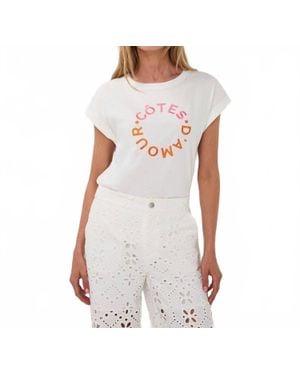 EsQualo Cotes D'Amour Tee - White