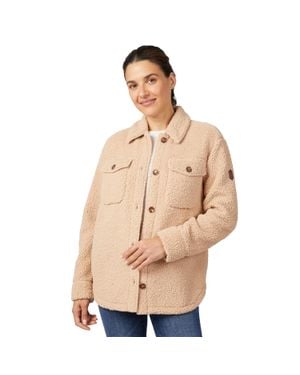 Free Country High Pile Shacket - Natural