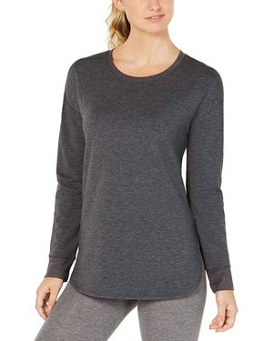 32 Degrees Activewear Fleece Athleisure T-Shirt - Black