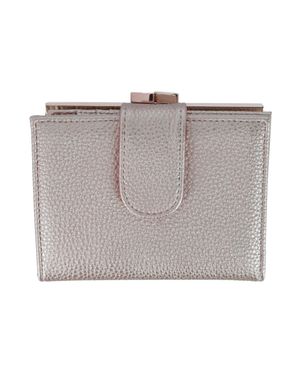 Buxton Beautiful Vegan Leather Lexington Wallet - Metallic