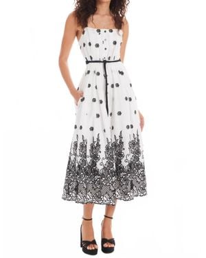 Allison Dover Midi Dress - White