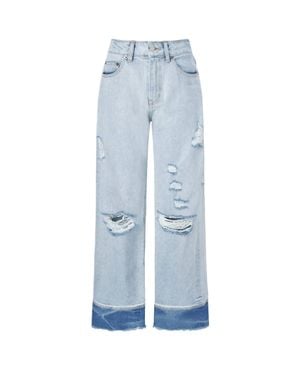 Untourage the Label Lani Flare Leg Jeans - Blue