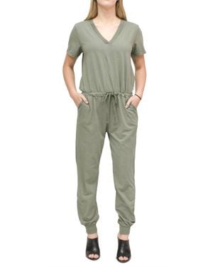 Gigi Moda Alina Cotton Jumpsuit - Green
