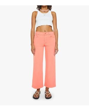 Mother Cats And Dogs Amber Mid Rise Maven Ankle Jeans - Orange