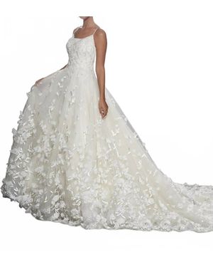 House of Wu A-Line Ballgown - Gray