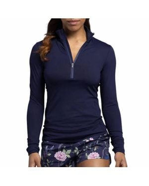 Greyson Clothiers Halley Quarter Zip Pullover - Blue