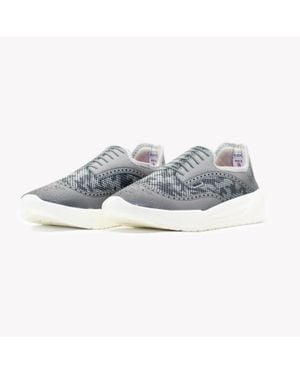 Psudo Wingtip Sneakers - Gray