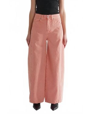 eTica Arden Wide Leg Jeans - Pink