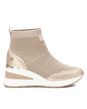 Xti Wedge Sport Booties By - Natural