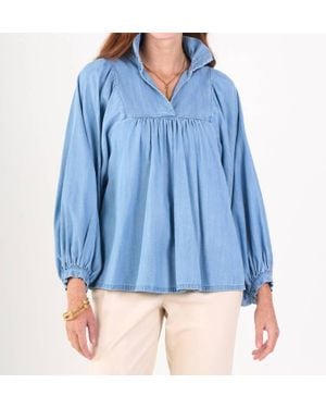 Emily Mccarthy Stella Top - Blue