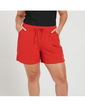 Calypsa Plus 4" Board Shorts - Red