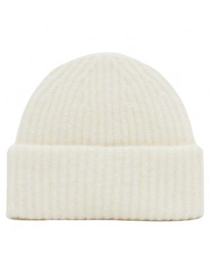 Closed Knitted Hat - Natural