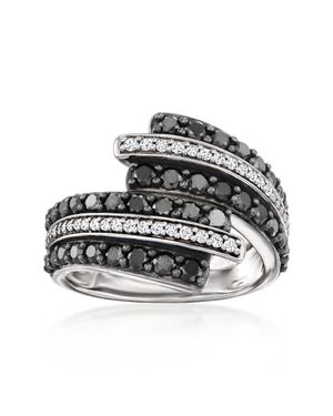 Ross-Simons And Diamond Bypass Ring - Black