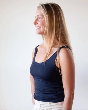 Only Hearts Delicious Low Back Tank Top - Blue