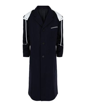 Ferragamo Single-Breasted Hooded Coat - Blue
