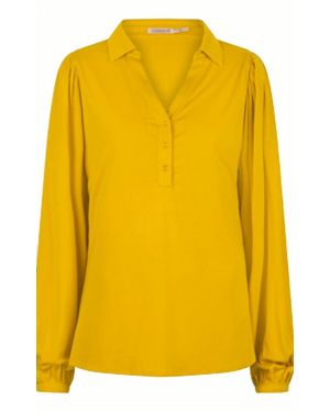 EsQualo Model Top V-Neck - Yellow