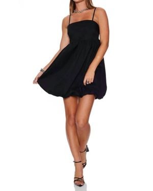 Bishop + Young Seaside Bubble Hem Dress - Black