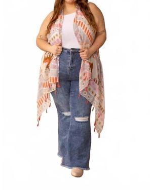 Southern Grace Peachy Prancer Christmas Cover Up - Blue