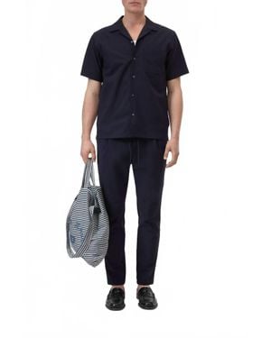 Closed Short Sleeve Shirt - Blue