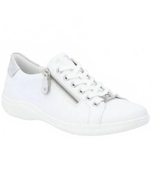 Rieker Round Toe Sneaker - White