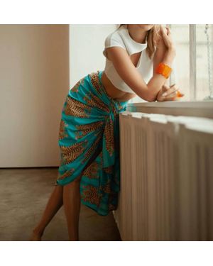 Guadalupe Pareo Skirt - Green