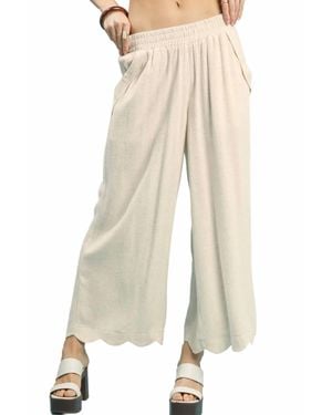 Umgee Scalloped Bottoms - Natural