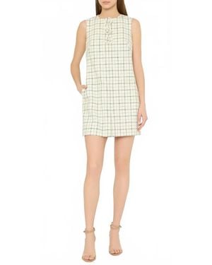 MILLY Saylor Plaid Mini Dress - Multicolor