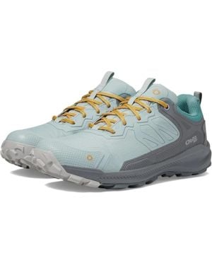 Obōz Katabatic Low Glacier B-Dry Waterproof Hiking Boots Rhs6883 - Blue