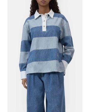 Closed Rugby Shirt - Blue