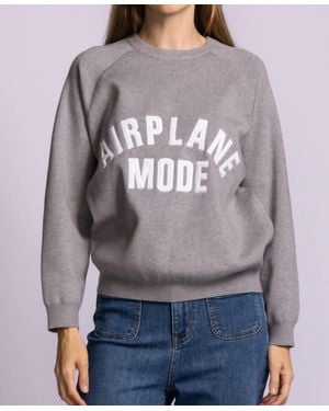 Pink Martini Airplane Mode Sweater - Gray