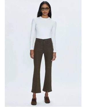 Pistola Lennon High Rise Boot Cut Jeans - White