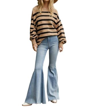 By Together Davis Striped Sweater - Blue